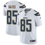 Wholesale Cheap Nike Chargers #85 Antonio Gates White Men's Stitched NFL Vapor Untouchable Limited Jersey