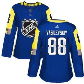 Wholesale Cheap Adidas Lightning #88 Andrei Vasilevskiy Royal 2018 All-Star Atlantic Division Authentic Women\'s Stitched NHL Jersey