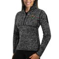 Wholesale Cheap Minnesota Wild Antigua Women's Fortune 1/2-Zip Pullover Sweater Charcoal