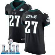 Wholesale Cheap Nike Eagles #27 Malcolm Jenkins Black Alternate Super Bowl LII Men's Stitched NFL Vapor Untouchable Elite Jersey