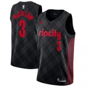 Wholesale Cheap Nike Portland Trail Blazers #3 C.J. McCollum Black NBA Swingman City Edition Jersey