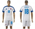 Wholesale Cheap Slovakia #18 Svento Home Soccer Country Jersey