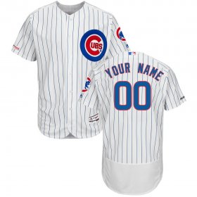 Wholesale Cheap Chicago Cubs Majestic Home Flex Base Authentic Collection Custom Jersey White