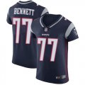 Wholesale Cheap Nike Patriots #77 Michael Bennett Navy Blue Team Color Men's Stitched NFL Vapor Untouchable Elite Jersey