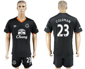 Wholesale Cheap Everton #23 Coleman Away Soccer Club Jersey