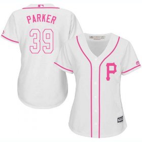 Wholesale Cheap Pirates #39 Dave Parker White/Pink Fashion Women\'s Stitched MLB Jersey