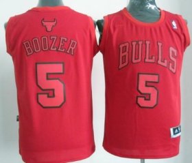 Wholesale Cheap Chicago Bulls #5 Carlos Boozer Revolution 30 Swingman Red Big Color Jersey