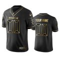 Wholesale Cheap Buccaneers Custom Men's Stitched NFL Vapor Untouchable Limited Black Golden Jersey