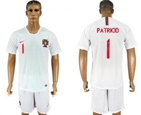 Wholesale Cheap Portugal #1 Patricio Away Soccer Country Jersey