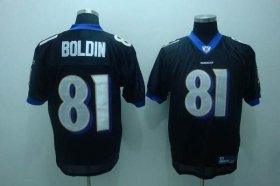 Wholesale Cheap Ravens #81 Anquan Boldin Black Stitched NFL Jersey