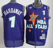 Wholesale Cheap NBA 1995 All-Star #1 Penny Hardaway Purple Swingman Throwback Jersey