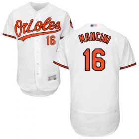 Wholesale Cheap Orioles #16 Trey Mancini White Flexbase Authentic Collection Stitched MLB Jersey