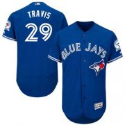 Wholesale Cheap Blue Jays #29 Devon Travis Blue Flexbase Authentic Collection Stitched MLB Jersey