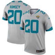 Wholesale Cheap Jacksonville Jaguars #20 Jalen Ramsey Nike Inverted Legend Jersey Silver