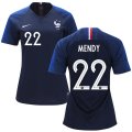 Wholesale Cheap Women's France #22 Mendy Home Soccer Country Jersey