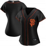 Wholesale Cheap San Francisco Giants Nike Women's Alternate 2020 MLB Team Jersey Black