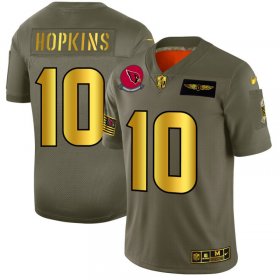 Wholesale Cheap Arizona Cardinals #10 DeAndre Hopkins NFL Men\'s Nike Olive Gold 2019 Salute to Service Limited Jersey