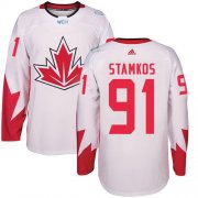 Wholesale Cheap Team CA. #91 Steven Stamkos White 2016 World Cup Stitched NHL Jersey
