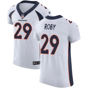 Wholesale Cheap Nike Broncos #29 Bradley Roby White Men\'s Stitched NFL Vapor Untouchable Elite Jersey