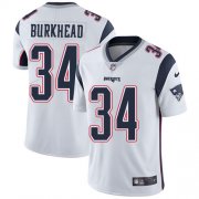 Wholesale Cheap Nike Patriots #34 Rex Burkhead White Men's Stitched NFL Vapor Untouchable Limited Jersey