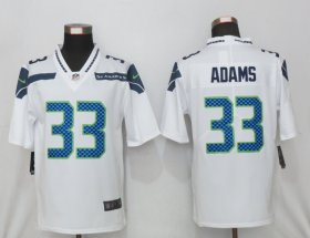 Wholesale Cheap Men\'s Seattle Seahawks #33 Jamal Adams White 2020 Vapor Untouchable Stitched NFL Nike Limited Jersey