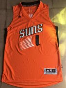 Wholesale Cheap Men's Phoenix Suns adidas Booker Replica Jersey - Orange
