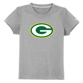 Wholesale Cheap Green Bay Packers Sideline Legend Authentic Logo Youth T-Shirt Grey