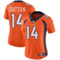 Wholesale Cheap Nike Broncos #14 Courtland Sutton Orange Team Color Women's Stitched NFL Vapor Untouchable Limited Jersey