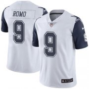 Wholesale Cheap Nike Cowboys #9 Tony Romo White Youth Stitched NFL Limited Rush Jersey