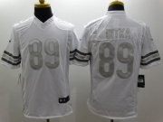 Wholesale Cheap Nike Bears #89 Mike Ditka White Men's Stitched NFL Limited Platinum Jersey