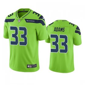Wholesale Cheap Seattle Seahawks #33 Jamal Adams Men\'s Nike Green Color Rush Limited Stitched NFL Jersey