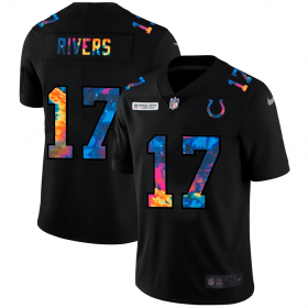 Cheap Indianapolis Colts #17 Philip Rivers Men\'s Nike Multi-Color Black 2020 NFL Crucial Catch Vapor Untouchable Limited Jersey