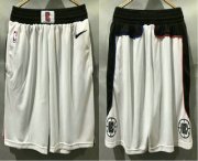 Wholesale Cheap Men's Los Angeles Clippers NEW White Nike 2020 Swingman City Edition Shorts
