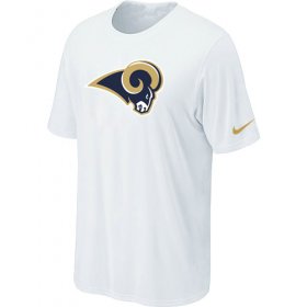 Wholesale Cheap Nike Los Angeles Rams Sideline Legend Authentic Logo Dri-FIT NFL T-Shirt White