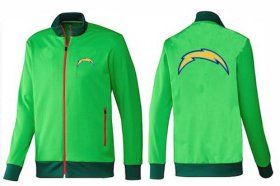 Wholesale Cheap NFL Los Angeles Chargers Team Logo Jacket Green