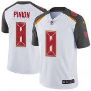 Wholesale Cheap Nike Buccaneers #8 Bradley Pinion White Men's Stitched NFL Vapor Untouchable Limited Jersey