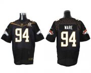 Wholesale Cheap Nike Broncos #94 DeMarcus Ware Black 2016 Pro Bowl Men's Stitched NFL Elite Jersey