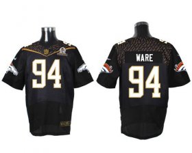 Wholesale Cheap Nike Broncos #94 DeMarcus Ware Black 2016 Pro Bowl Men\'s Stitched NFL Elite Jersey