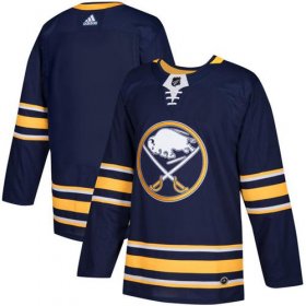 Wholesale Cheap Adidas Sabres Blank Navy Blue Home Authentic Stitched NHL Jersey
