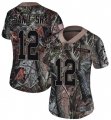 Wholesale Cheap Nike Falcons #12 Mohamed Sanu Sr Camo Women's Stitched NFL Limited Rush Realtree Jersey