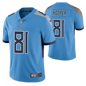 Wholesale Cheap Men\'s Tennessee Titans #81 Austin Hooper Blue Vapor Untouchable Stitched Jersey