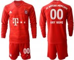 Wholesale Cheap Bayern Munchen Personalized Home Long Sleeves Soccer Club Jersey