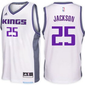 Wholesale Cheap Sacramento Kings #25 Justin Jackson Home White New Swingman Jersey