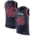 Wholesale Cheap Nike Texans #46 Jon Weeks Navy Blue Team Color Men's Stitched NFL Limited Rush Tank Top Jersey