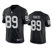 Cheap Men's Las Vegas Raiders #89 Brock Bowers Black 2024 Draft Vapor Football Stitched Jersey