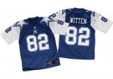 Wholesale Cheap Nike Cowboys #82 Jason Witten Navy Blue/White Throwback Men's Stitched NFL Elite Jersey