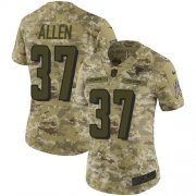 Wholesale Cheap Nike Falcons #37 Ricardo Allen Camo Women's Stitched NFL Limited 2018 Salute to Service Jersey