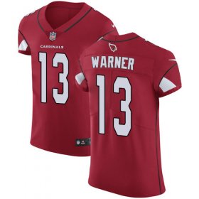 Wholesale Cheap Nike Cardinals #13 Kurt Warner Red Team Color Men\'s Stitched NFL Vapor Untouchable Elite Jersey
