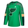 Wholesale Cheap Adidas Blues Blank Tarasenko adidas Green St. Patrick's Day Authentic Practice Stitched NHL Jersey