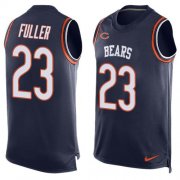 Wholesale Cheap Nike Bears #23 Kyle Fuller Navy Blue Team Color Men's Stitched NFL Limited Tank Top Jersey
